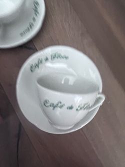 Cafe de Flore tea set from the cafe in Paris