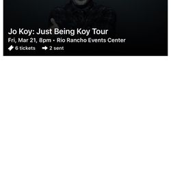 Jo koi Tickets