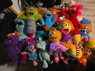 Sesame street plushies