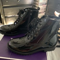 Black Combat Boots 