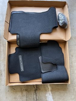 Toyota Highlander Floor Mats Black 7 Passenger And Cargo Net