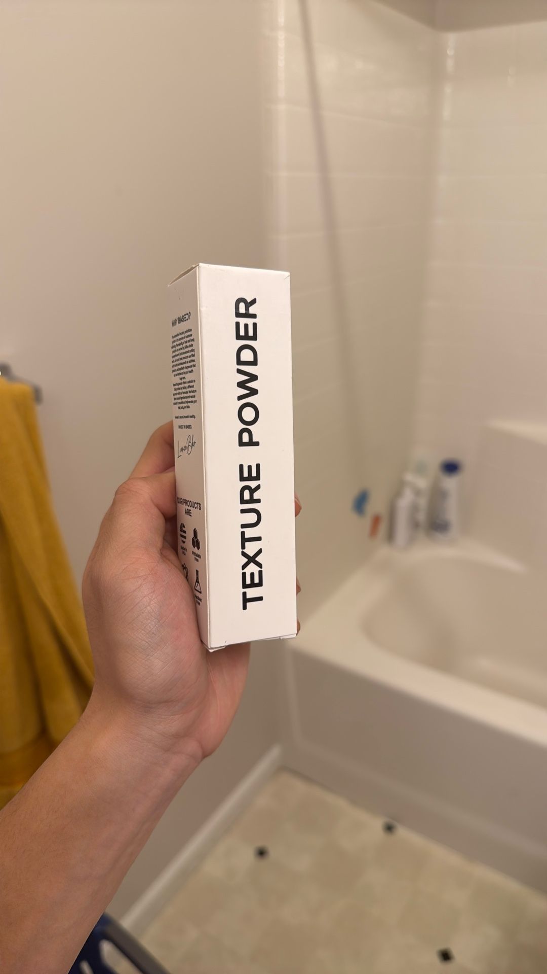 Based texture powder