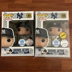 Derek Jeter #2 Funko Pops Chase & Common