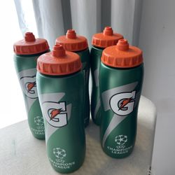 5 Water Bottles NEW
