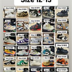 Nike Jordan’s& more Size 13 Men