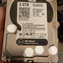 Hard drives 3TB and 1TB