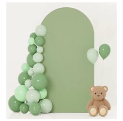 Sage Green Spandex Arch Cover 3.3x6.6FTo