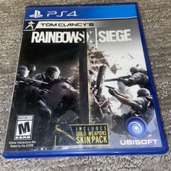 Rainbow Six Seige Ps4 Game