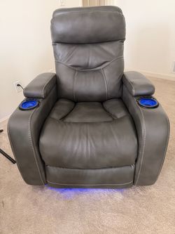 Faux Leather Recliner Chair