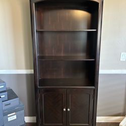 Bookcase And Matching File Cabinet