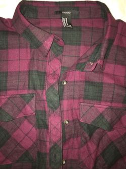 Forever 21 plaid shirt NWT