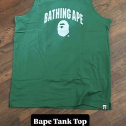Bape Green Tank Top New Size 3XL
