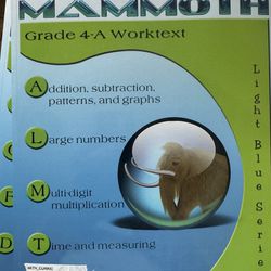 Mammoth Grade 4 Math Books
