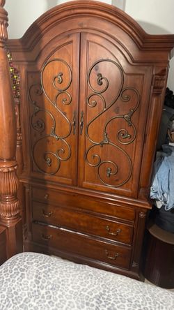 Wooden closet