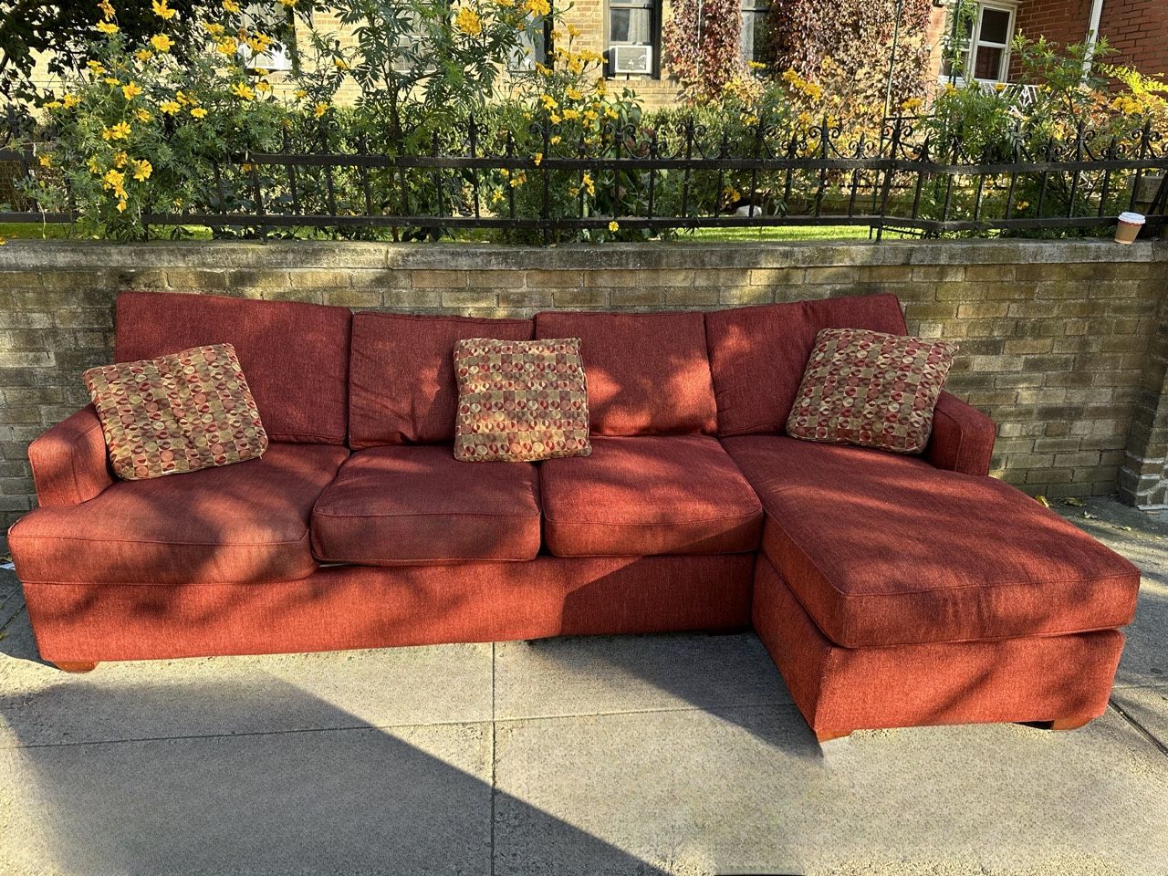 FREE DELIVERY (Bobs Sectional Sofa) for Sale in Brooklyn, NY OfferUp