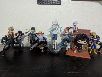Anime figures my hero academia ,spy family,hunter x hunter