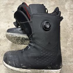 Mens Burton Ion Dual Boa 11.5 Snowboard Boots 