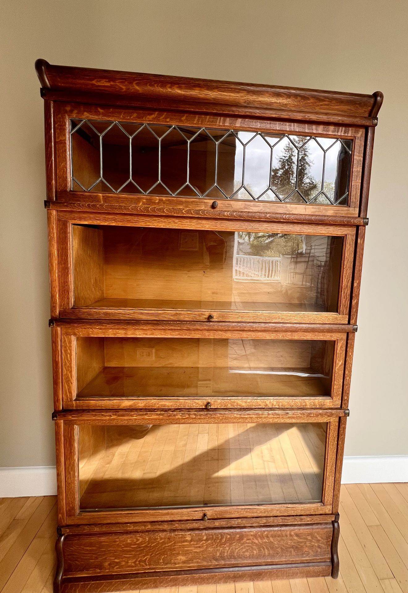 Antique Globe Wernicke Barrister Bookcase