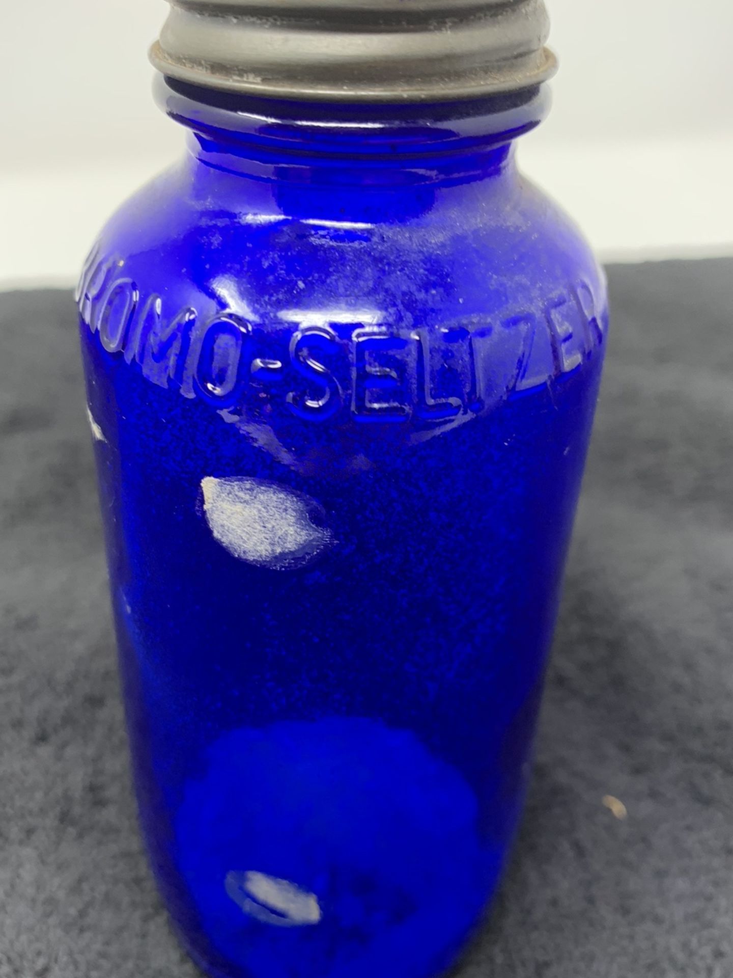Vintage Phillips tablet bottles cobalt 2