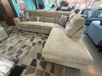 Fabric Sectional Sofa with Chaise
