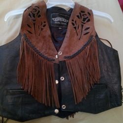 Small To Medium Ladies Leather Vest 