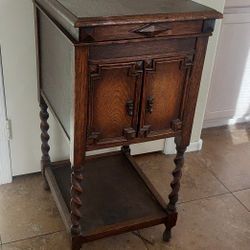 Antique Acadmey Victrola Cabinet