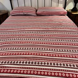 Queen Flannel Christmas Sheets