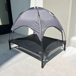 NEW Raised Dog Bed Dog Cot Pet Bed With Removable Canopy Tent Elevated Pet Bed