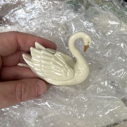 Gold And Ivory Lennox Swan In Original Packaging