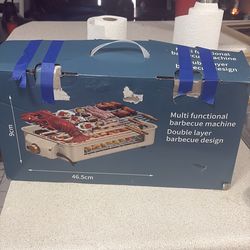 Multi functional barbecue machine