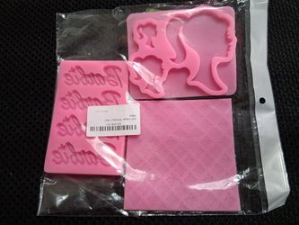 Barbie silicone molds set. 3 in the set