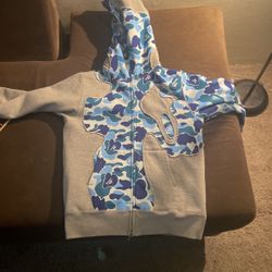 Blue Bape Hoodie