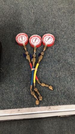 Tools Yellow Jacket Pressure Gauges Set Of 3 💵 💳 💵 Cash and Card Accepted