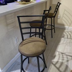 3 Bar Stools In Decent Condition For Free