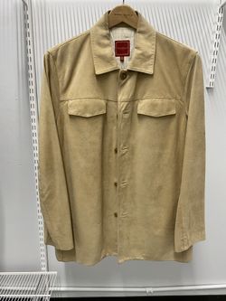 Cole Haan Genuine Suede Leather Jacket - Medium 