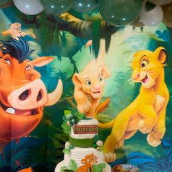 Lion King Back Drop For Party 