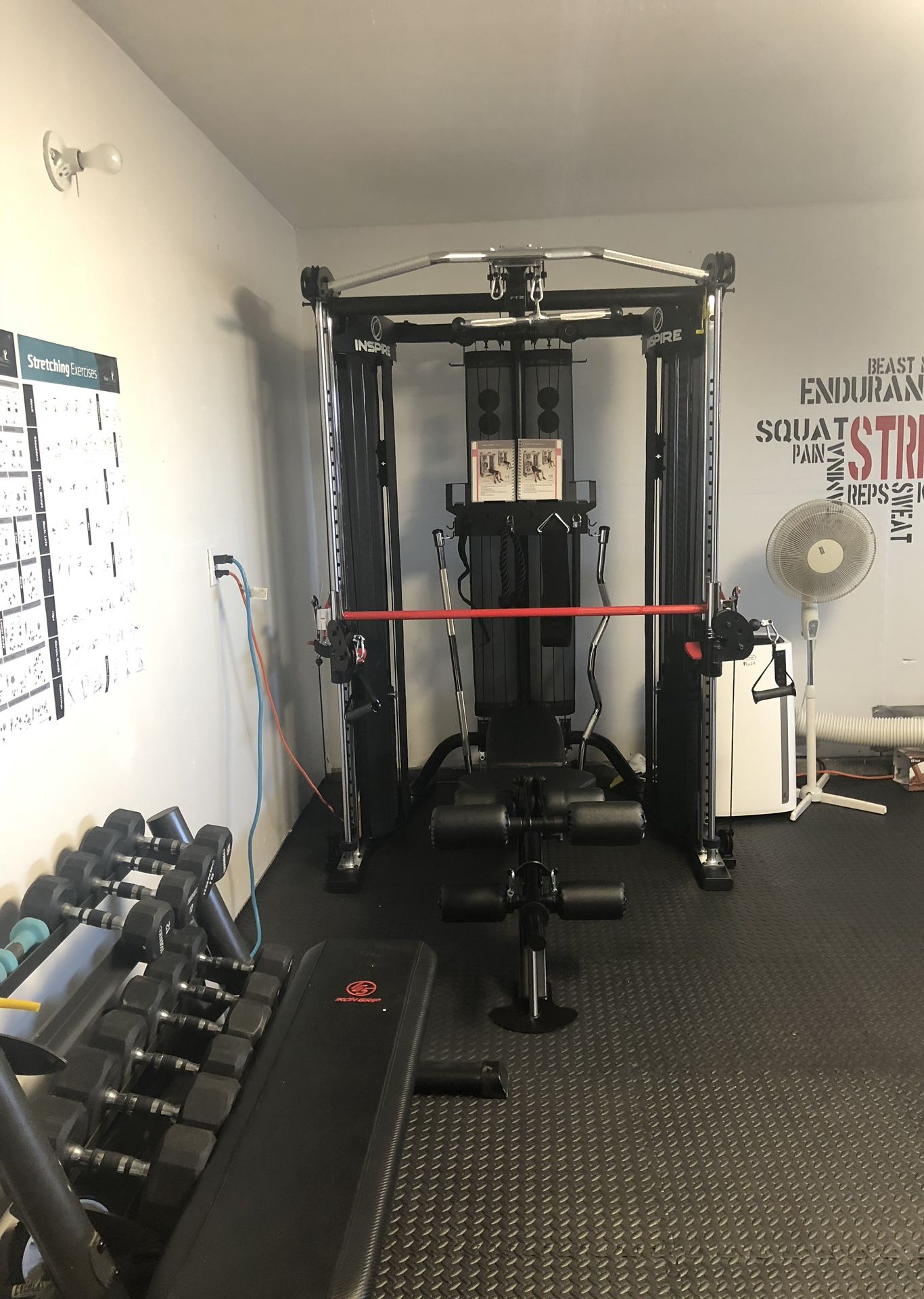 Inspire Fitness FT2 Functional Trainer & Smith Machine Station-fully loaded, Price Negotiable