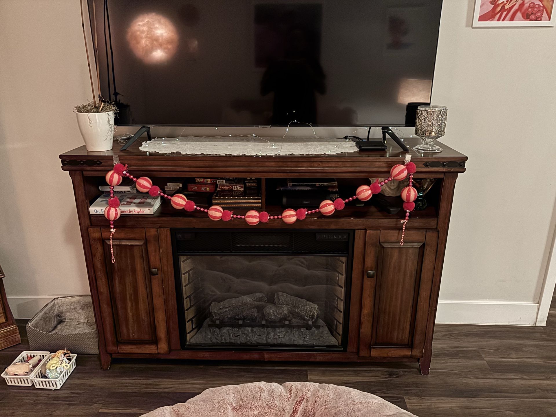 Fireplace T.V. Stand