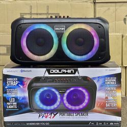  Wireless Rechargeable Party Speaker with Adjustable Strap