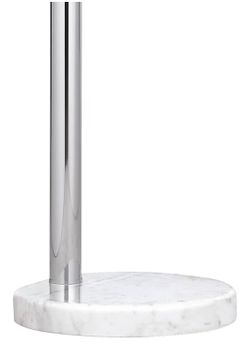 Marble base only!!! For Possini Euro Design Infini Modern Mid Century Arched Floor Lamp Standing 5-Light 78" Tall Chrome Silver Metal Marble Base Sw