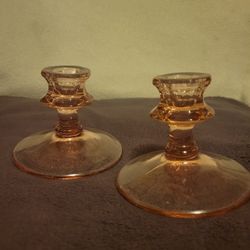 Depression Candlestick Holders 