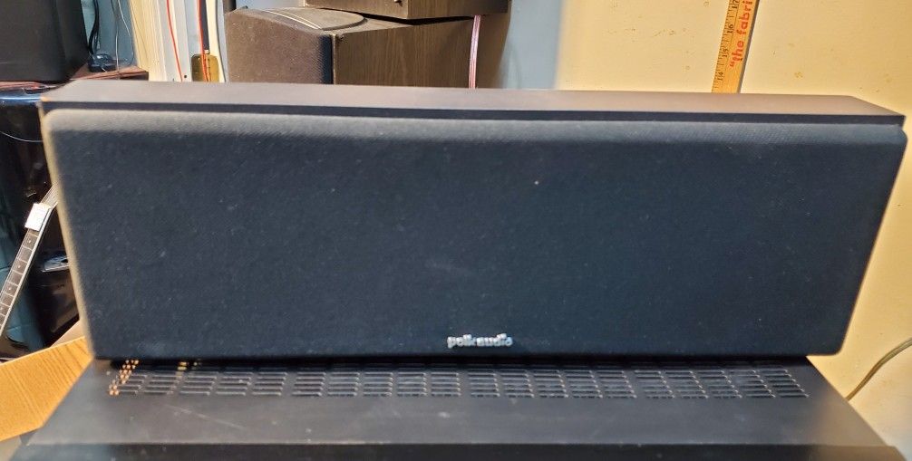 Polk CS-150 Center Speaker USA made. Excellent Condition. Watch Video