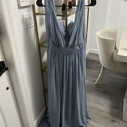 Blue Brides Maid Dress
