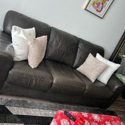 Leather Couch 