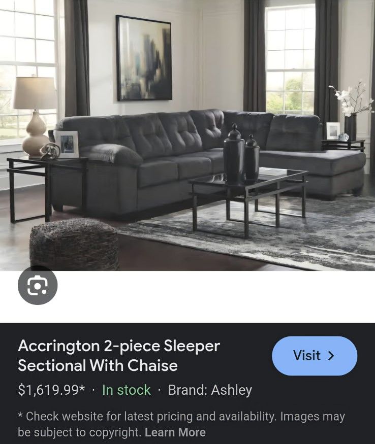 Sectional Living Room Set (Brown)