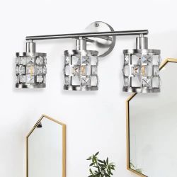 Crystal Wall Sconce Light Fixture