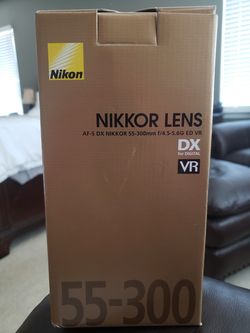 Nikkor lens 55-300mm f/4.5-5.6G ED VR brand new