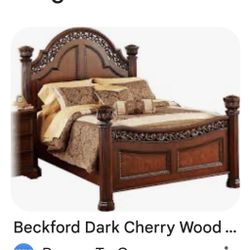 Rooms To Go Beckford  Queen Bed And Dresser