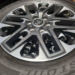 4 2024 TOYOTA TUNDRA 20" RIMS&TIRES $700