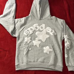 Gray Sp5der Hoodie